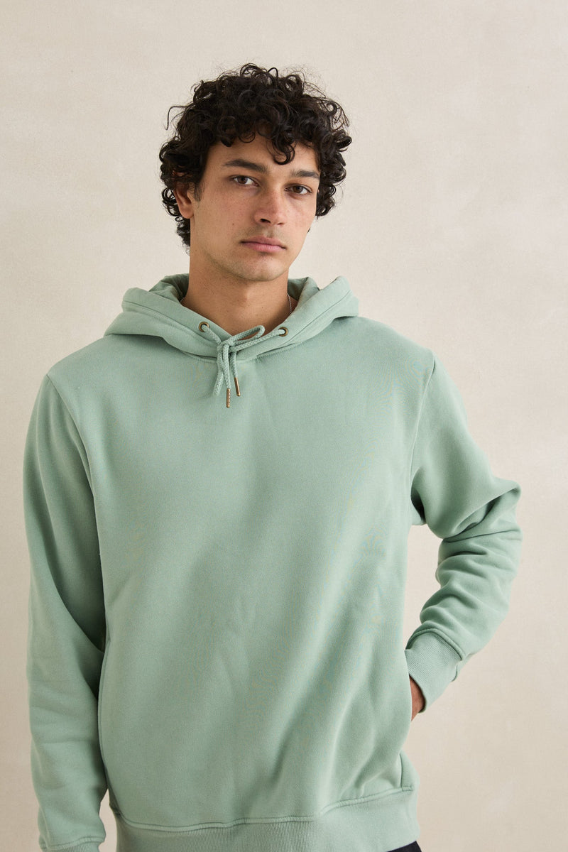 Classic Fleece Hood Seafoam