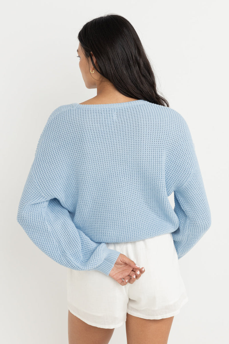 Classic Knit Jumper Blue