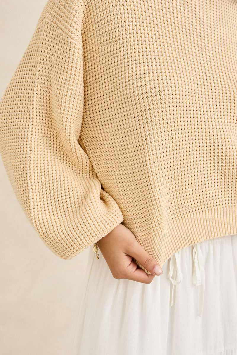 Classic Knit Jumper Butter