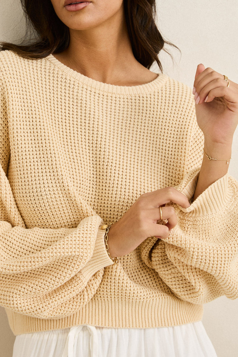 Classic Knit Jumper Butter