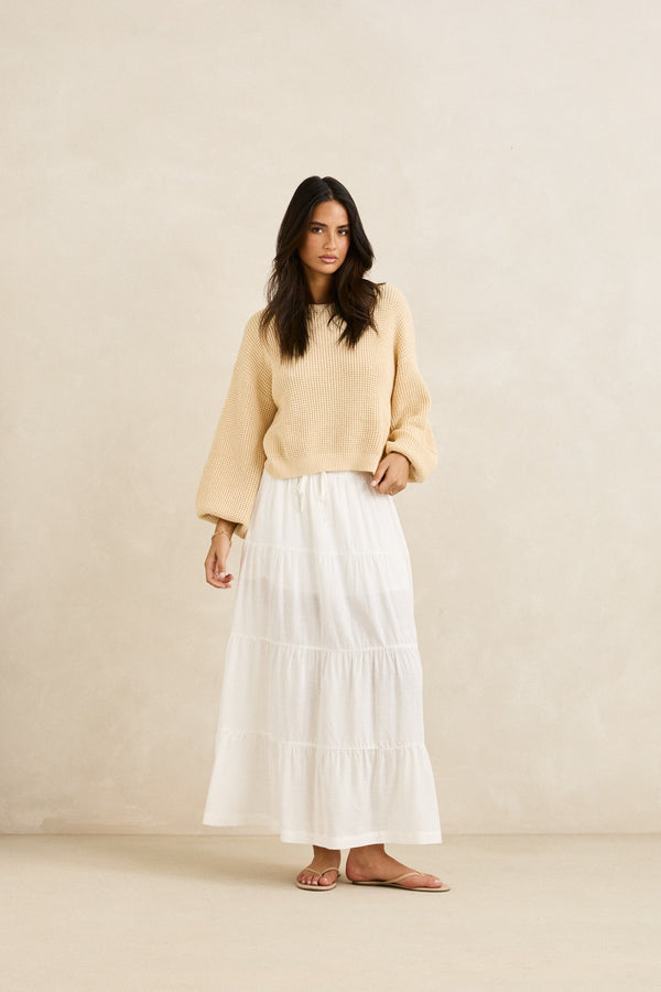 Classic Knit Jumper Butter