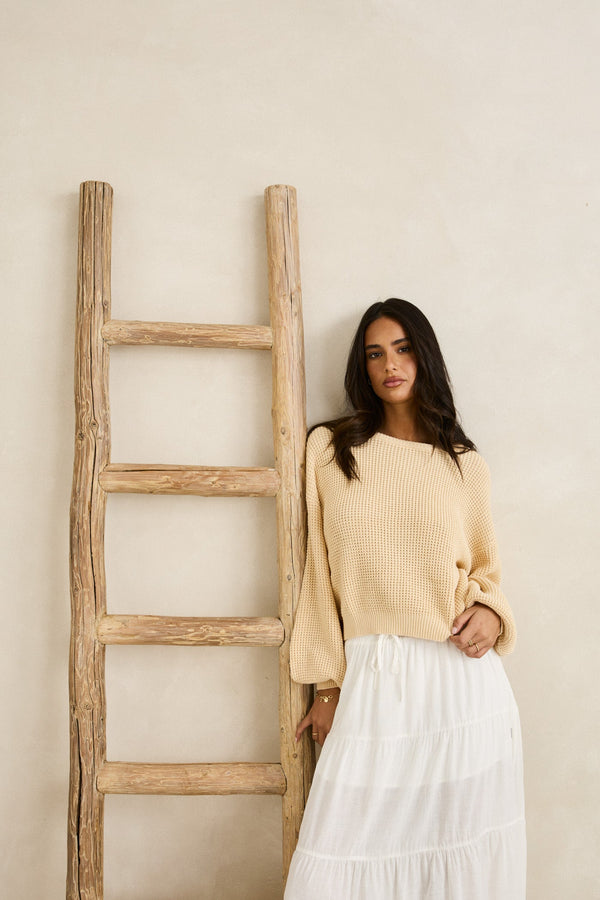 Classic Knit Jumper Butter