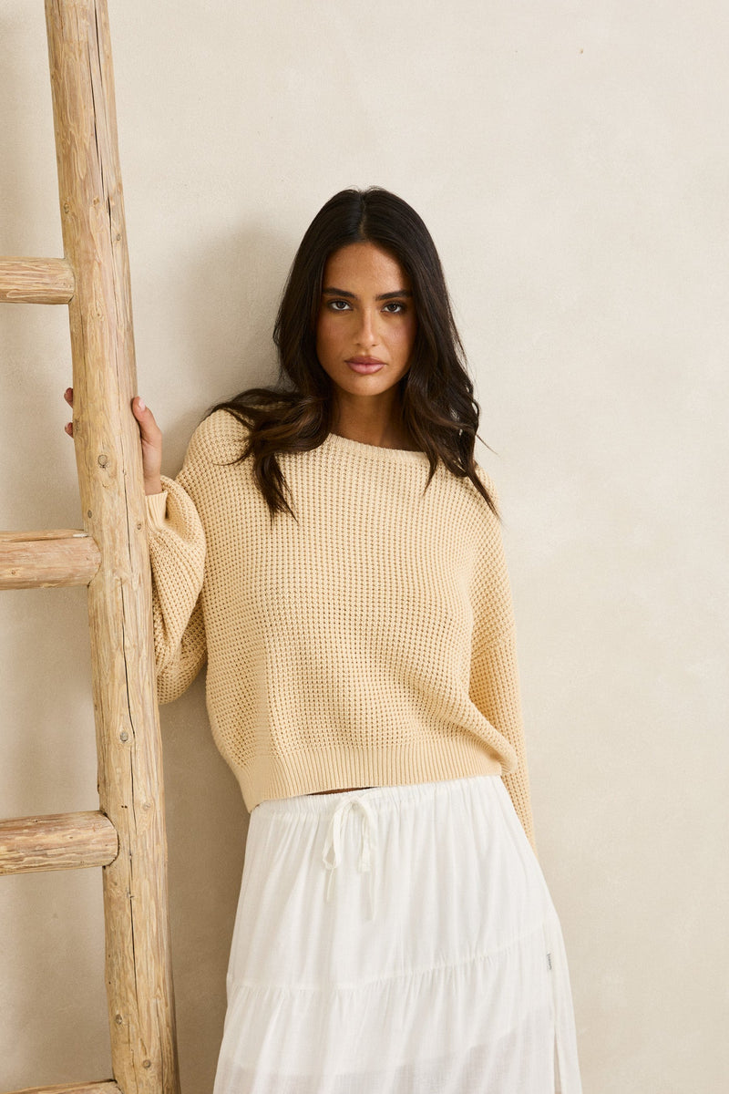 Classic Knit Jumper Butter