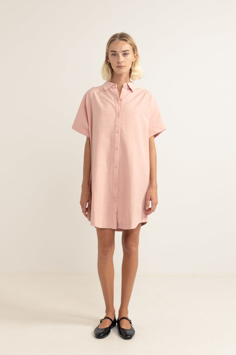 Classic Shirt Dress Rose