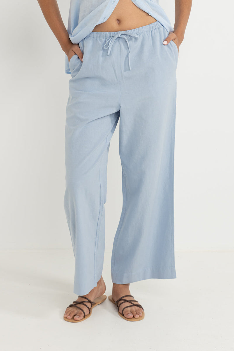 Classic Drawstring Pant Blue