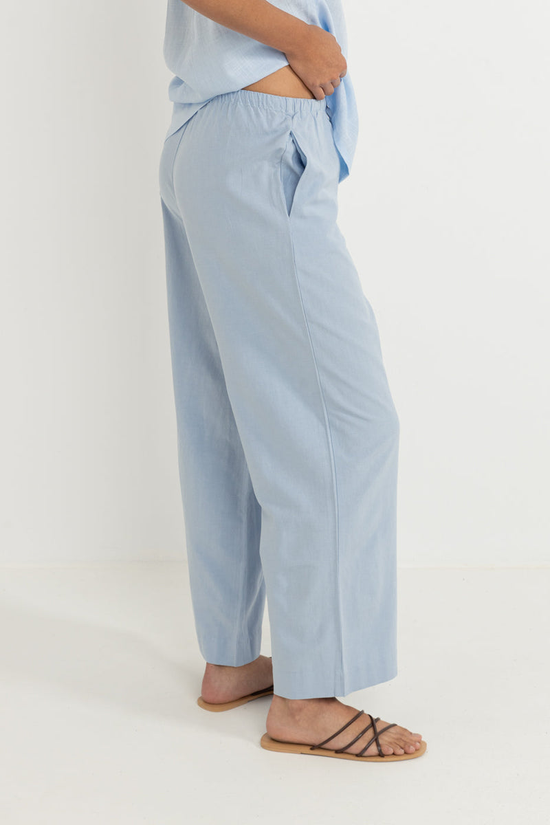 Classic Drawstring Pant Blue