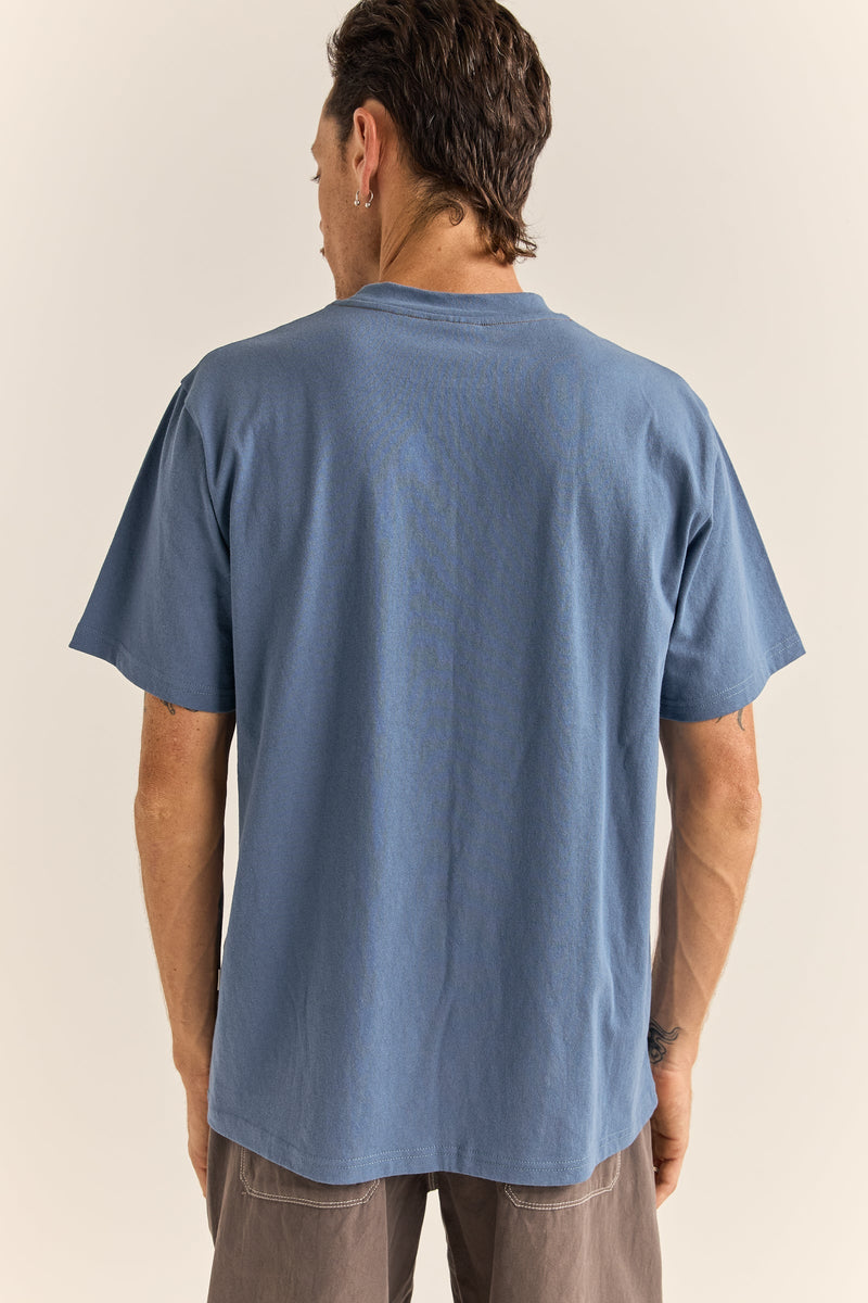 Breeze Vintage Ss T-Shirt Blue