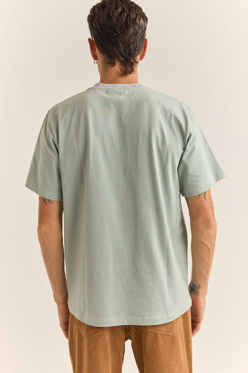 Flow Vintage Ss T-Shirt Teal