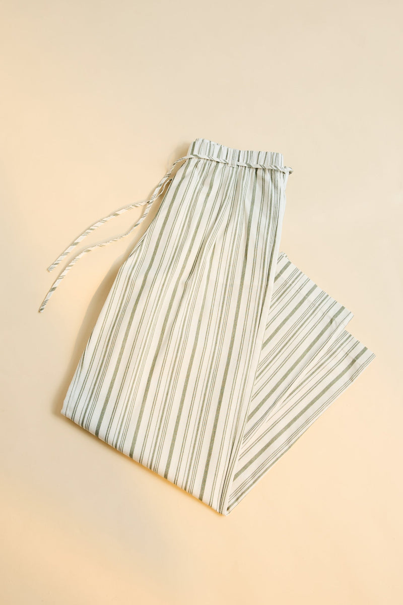 Mallorca Stripe Beach Pant Palm