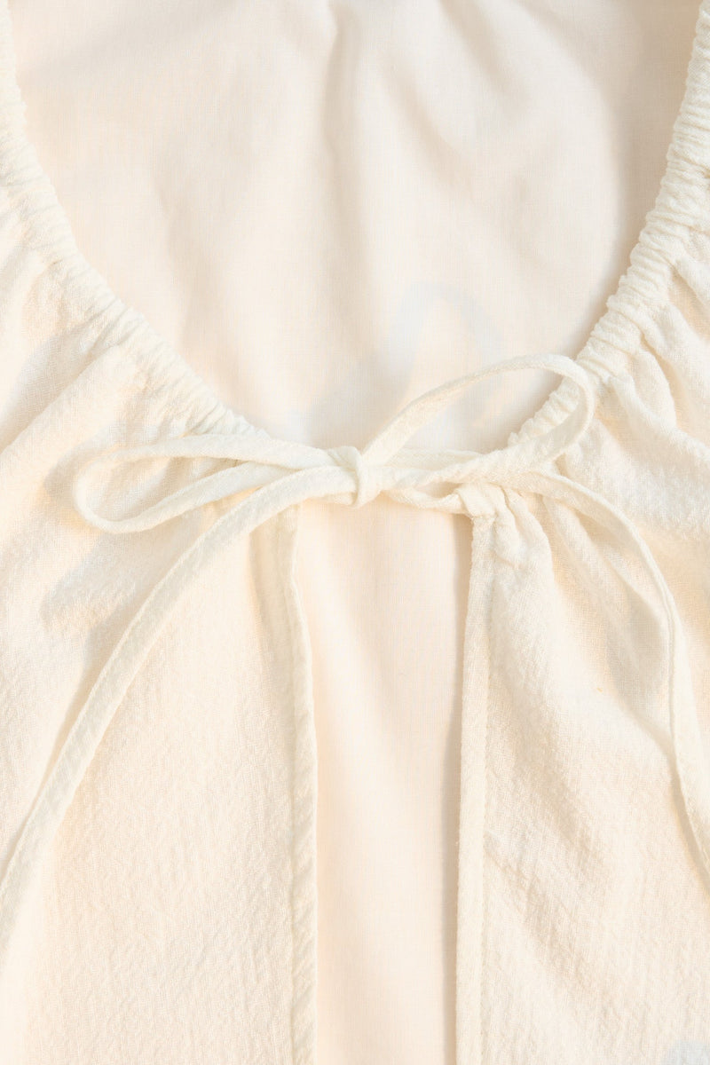 Mecah Billow Sleeve Top White