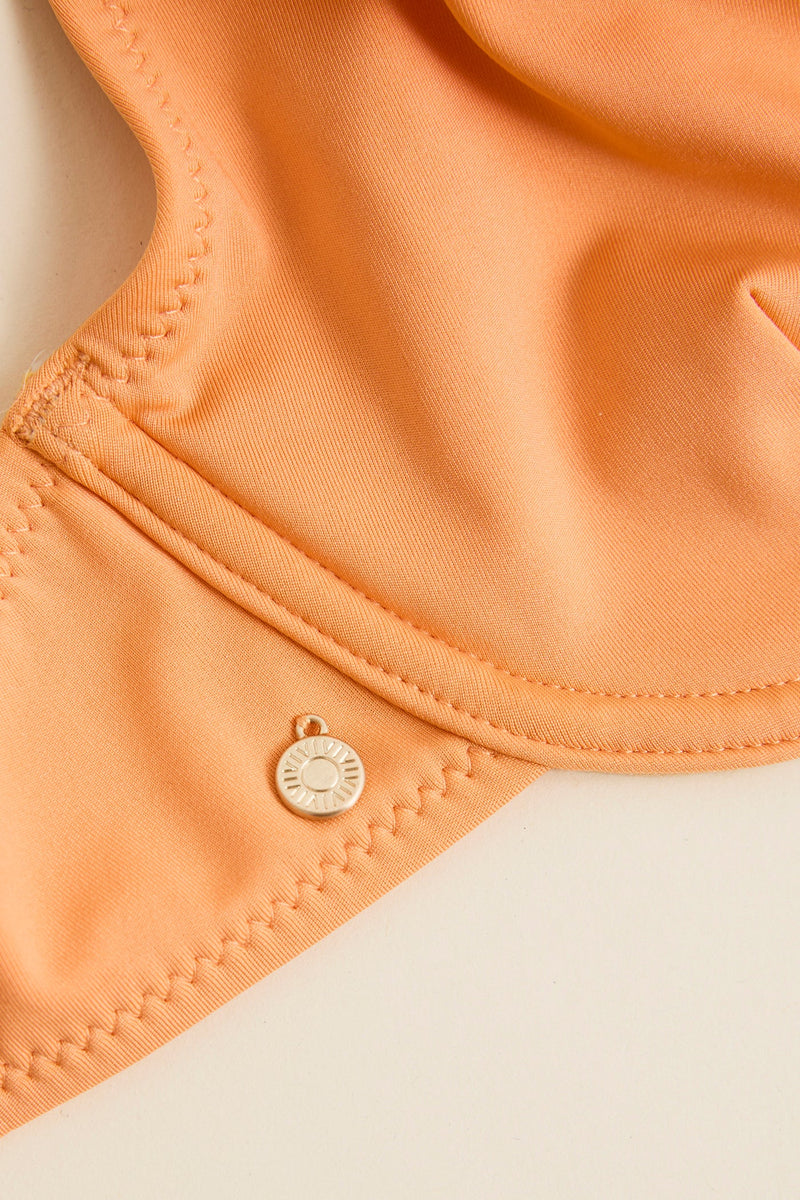 Contrast Underwire Top Apricot