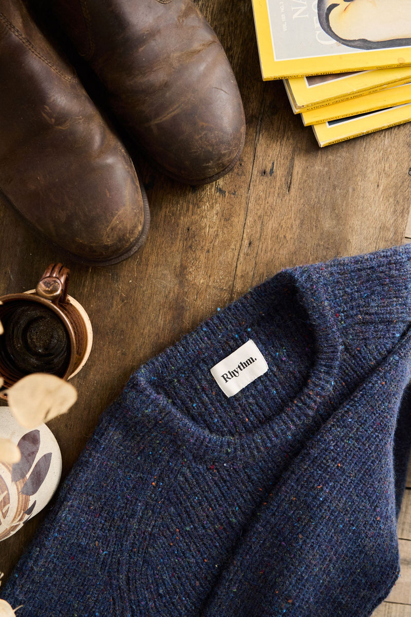 Scramble Crew Knit Navy