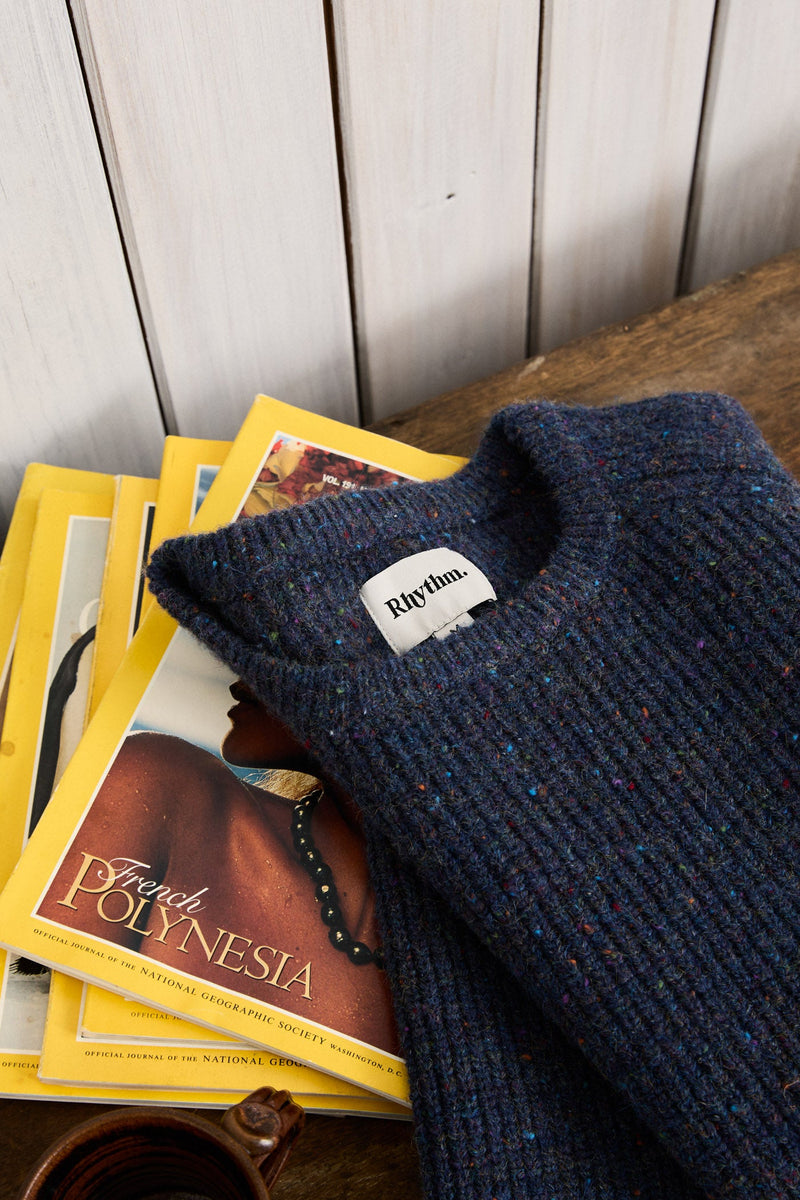 Scramble Crew Knit Navy