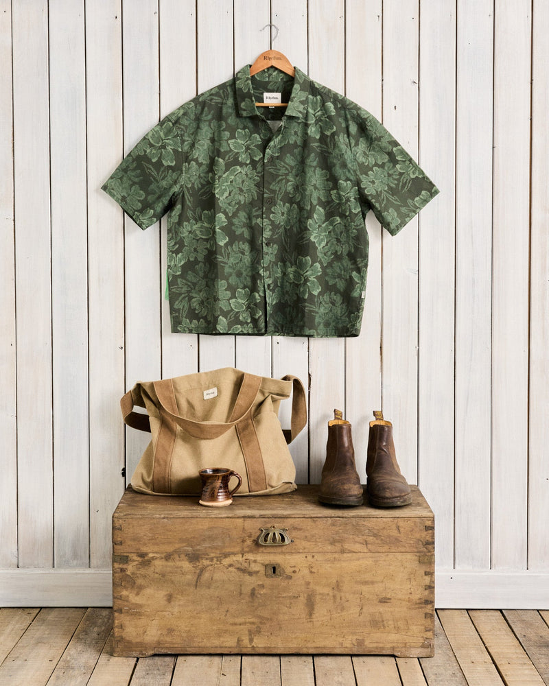 Traverse Ss Shirt Canopy Green