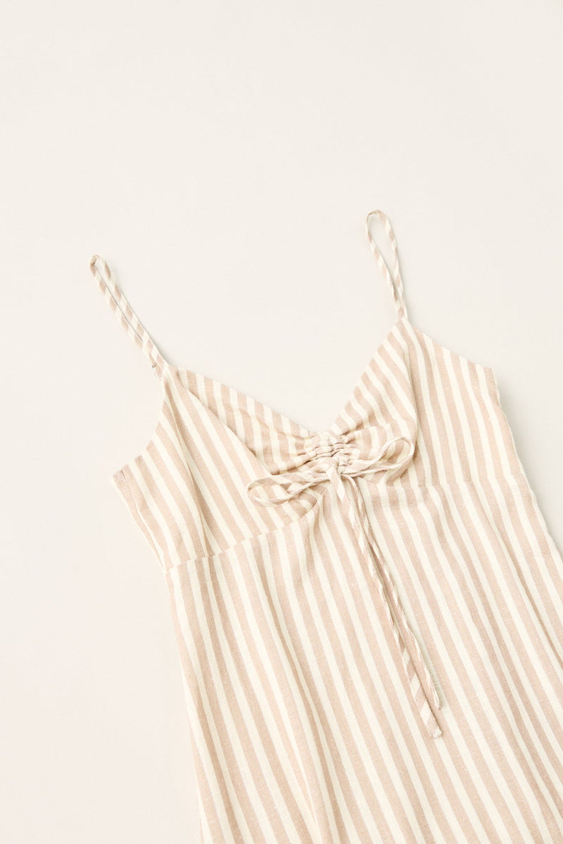 Penny Stripe Midi Dress Honeycomb