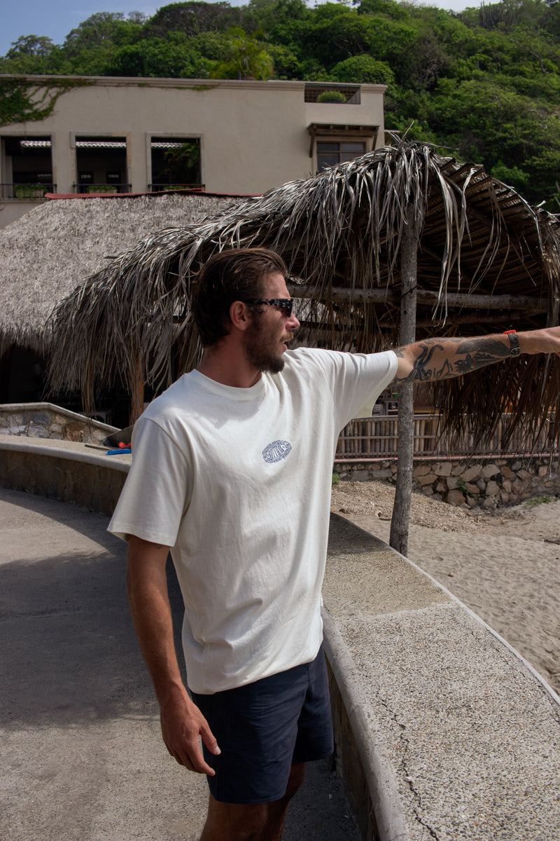 Breeze Ss T-Shirt Ecru