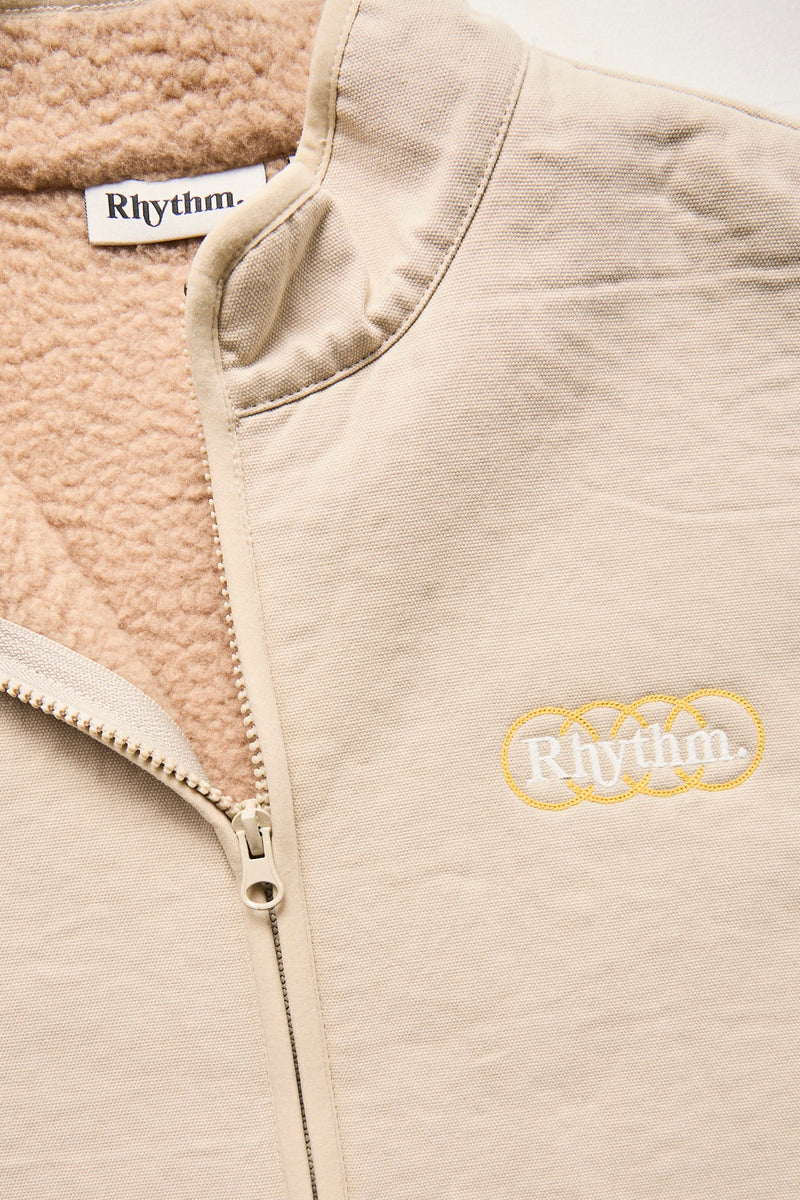 Woods Canvas Vest Off White