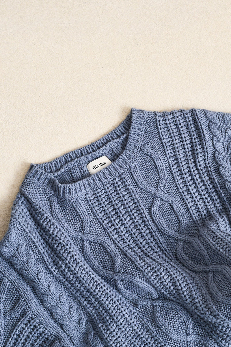 Stanley Cable Knit Slate