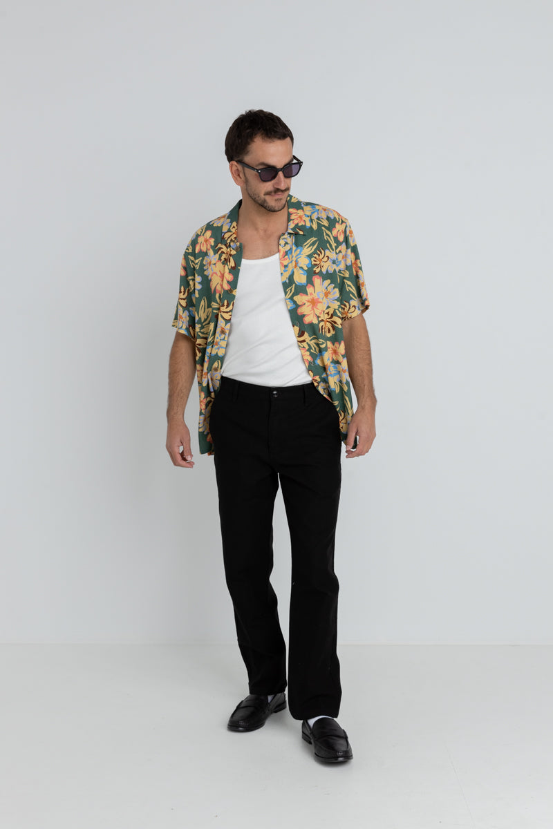 Holiday Floral Ss Shirt Jungle