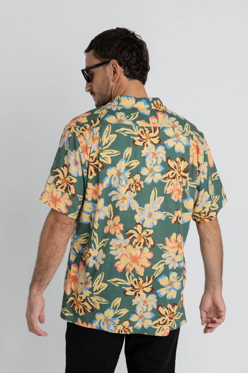 Holiday Floral Ss Shirt Jungle