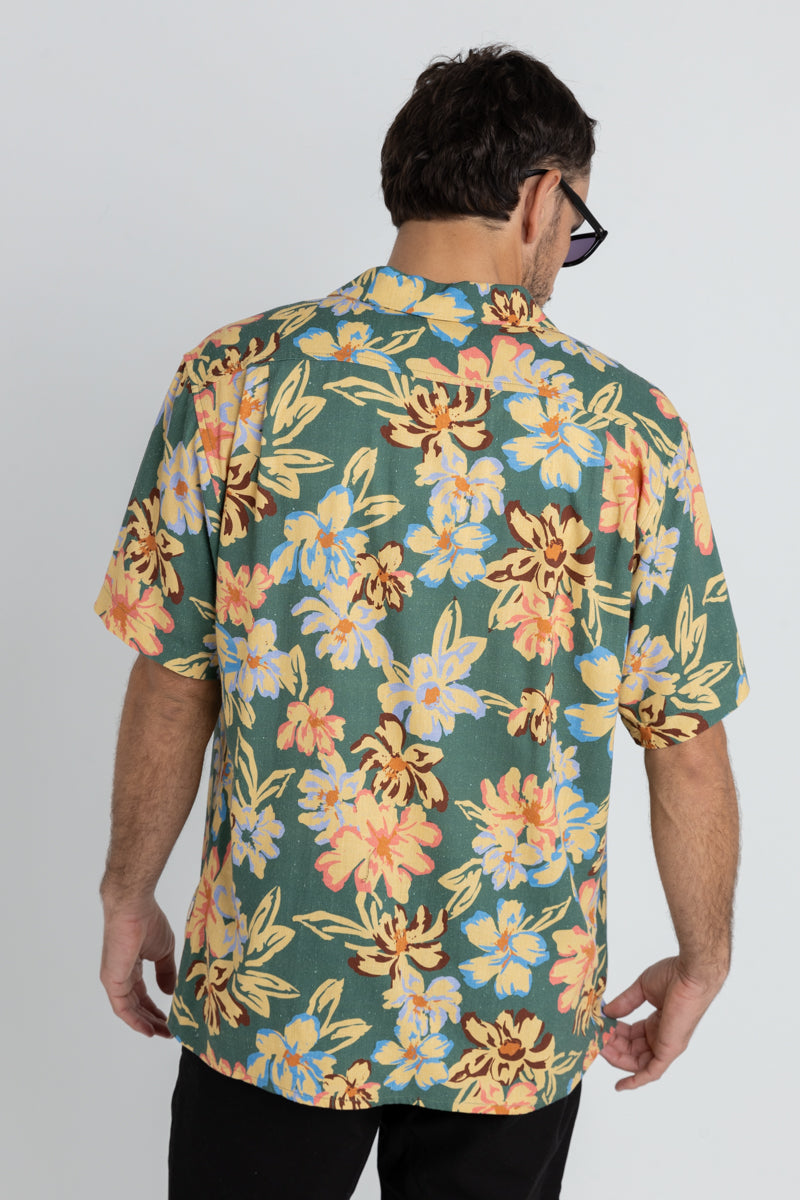 Holiday Floral Ss Shirt Jungle