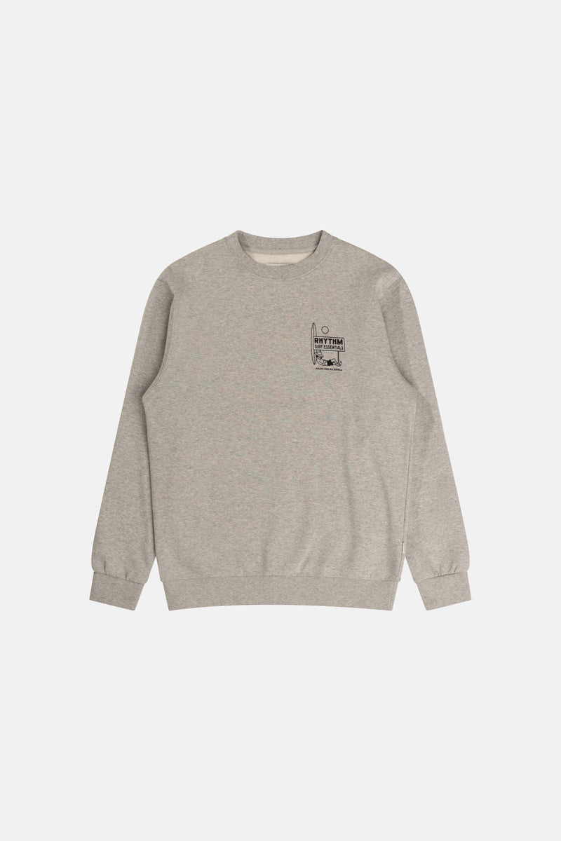 Siesta Fleece Crew Grey Heather