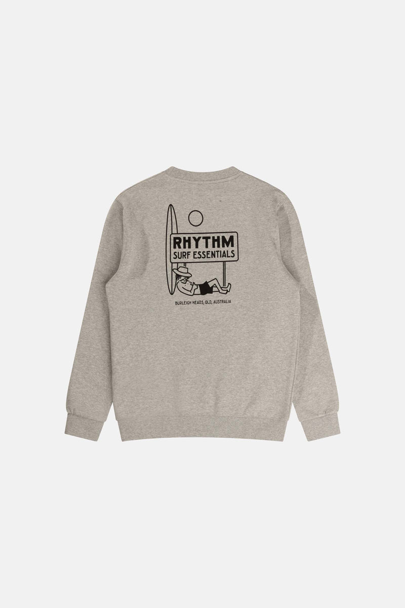 Siesta Fleece Crew Grey Heather