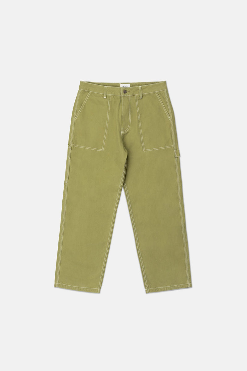 Contrast Stitch Carpenter Pant Khaki