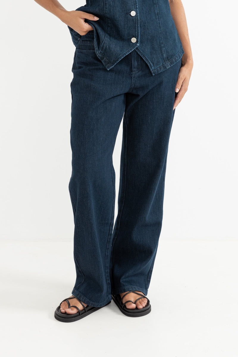 Hunter Mid-Rise Pant Indigo