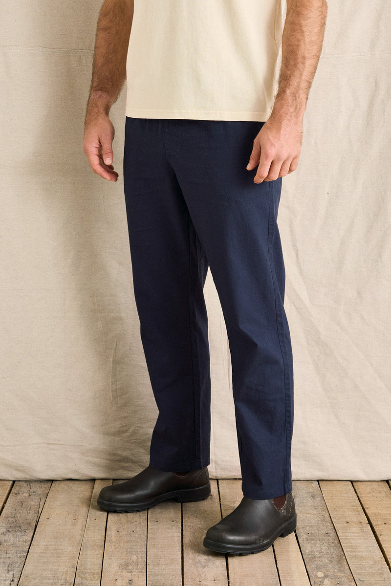 Linen Jam Pant Navy