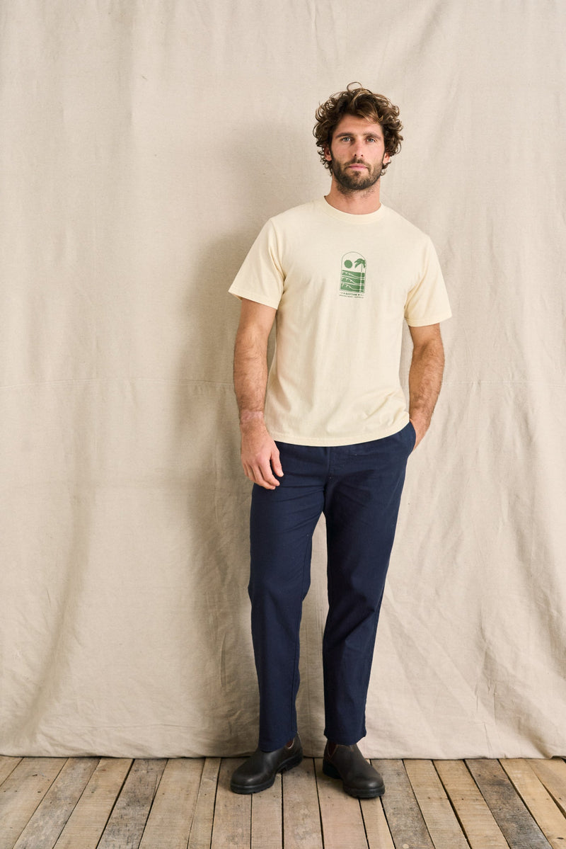 Linen Jam Pant Navy