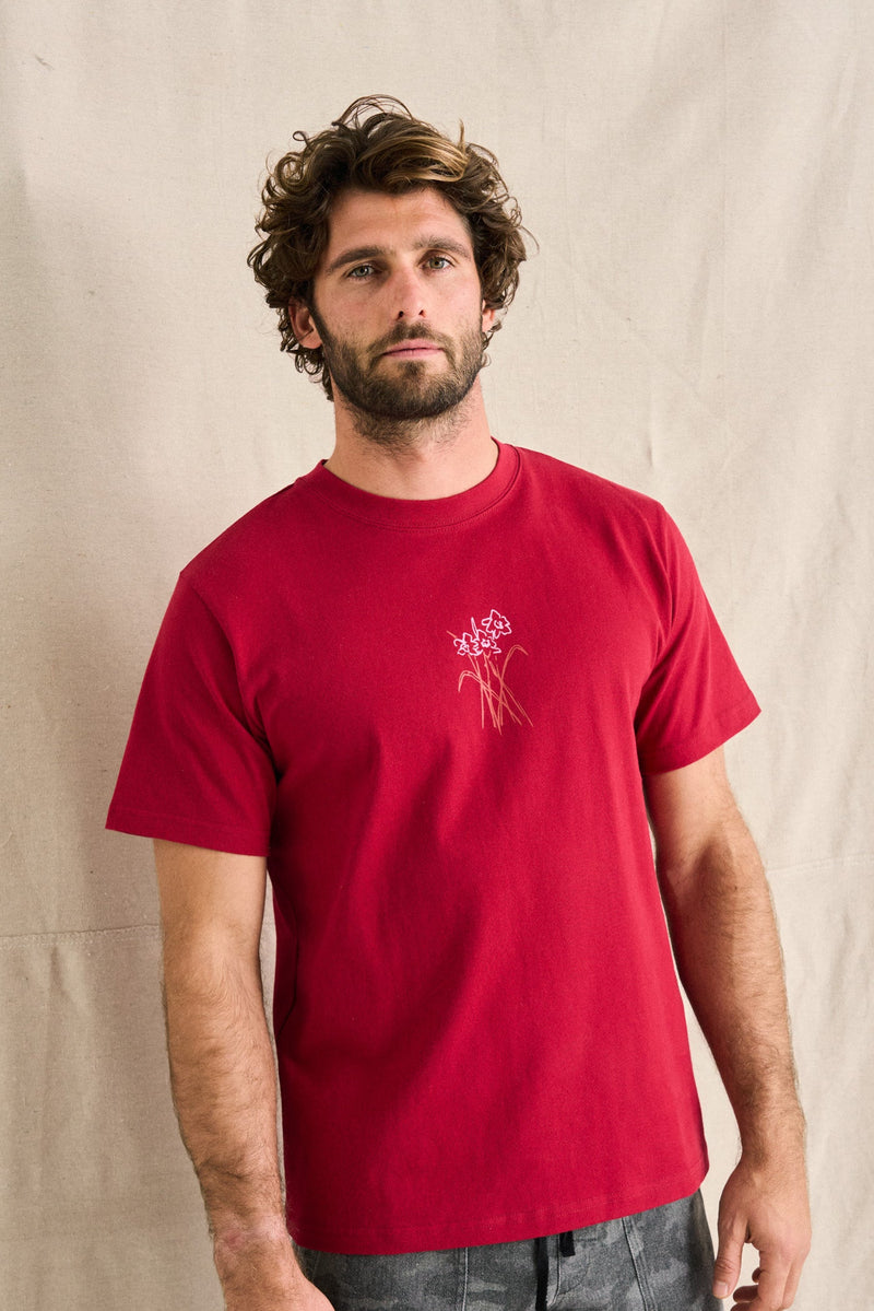 Bouquet Vintage Ss T-Shirt Merlot