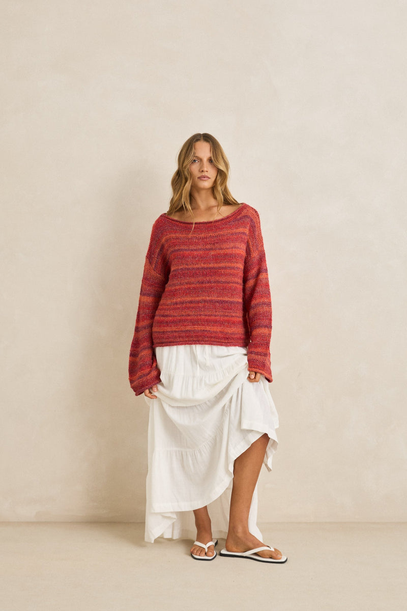 Baklava Knit Red