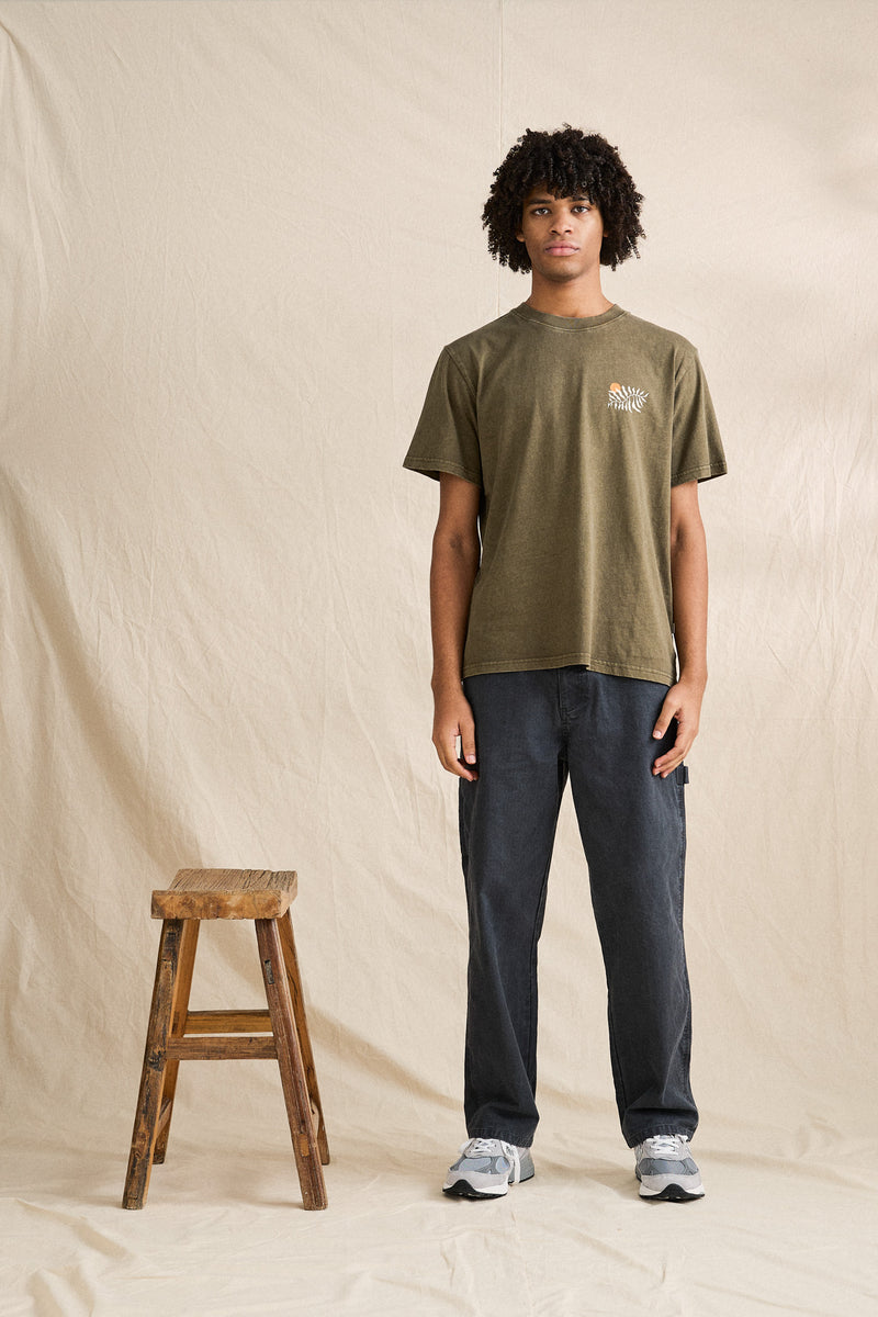 Fern Vintage Ss T-Shirt Olive