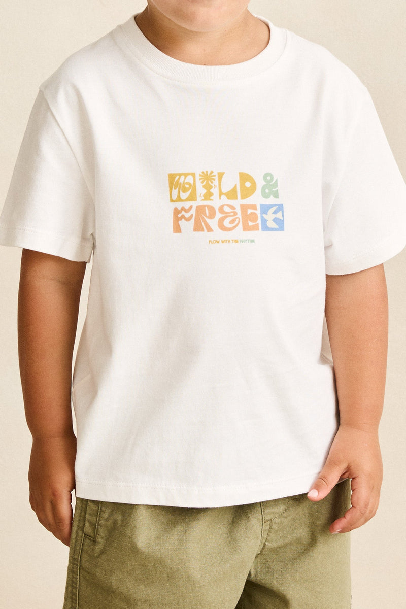 Kids Wild And Free Ss T-Shirt