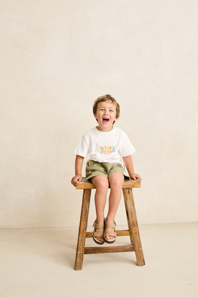 Kids Wild And Free Ss T-Shirt