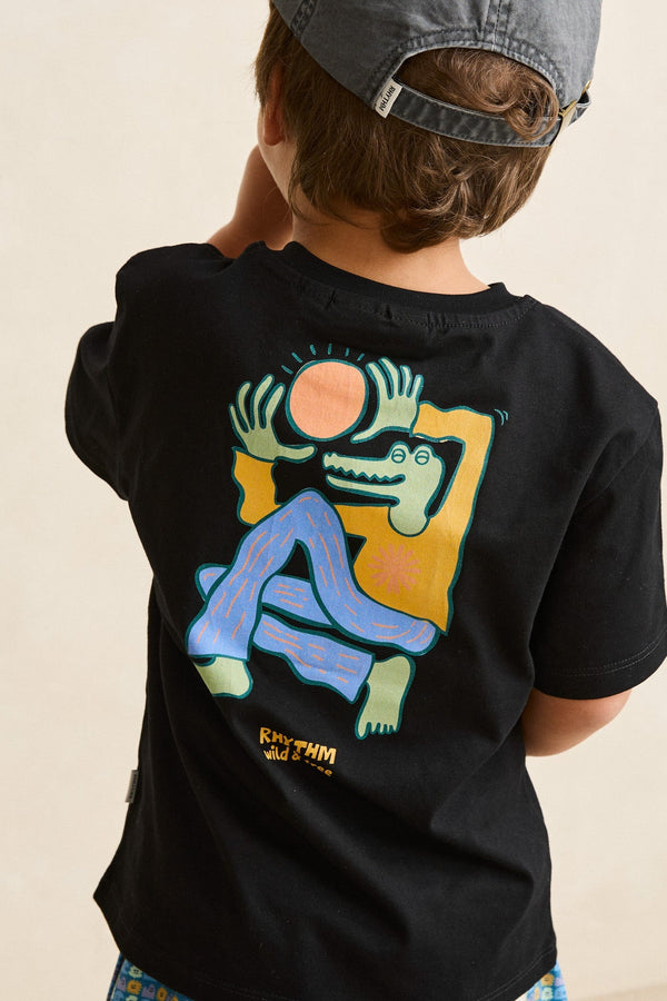 Kids Sun Croc Ss T-Shirt