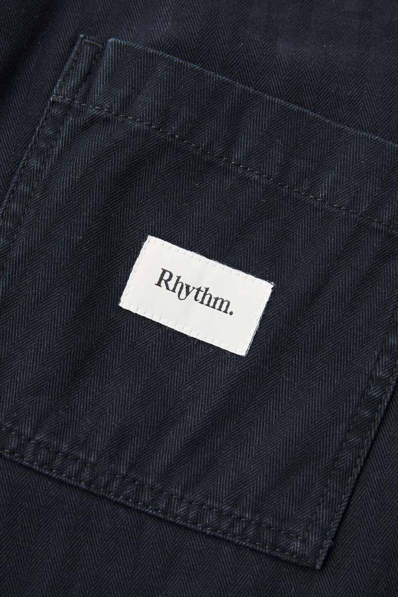 Haight Herringbone Short Vintage Black