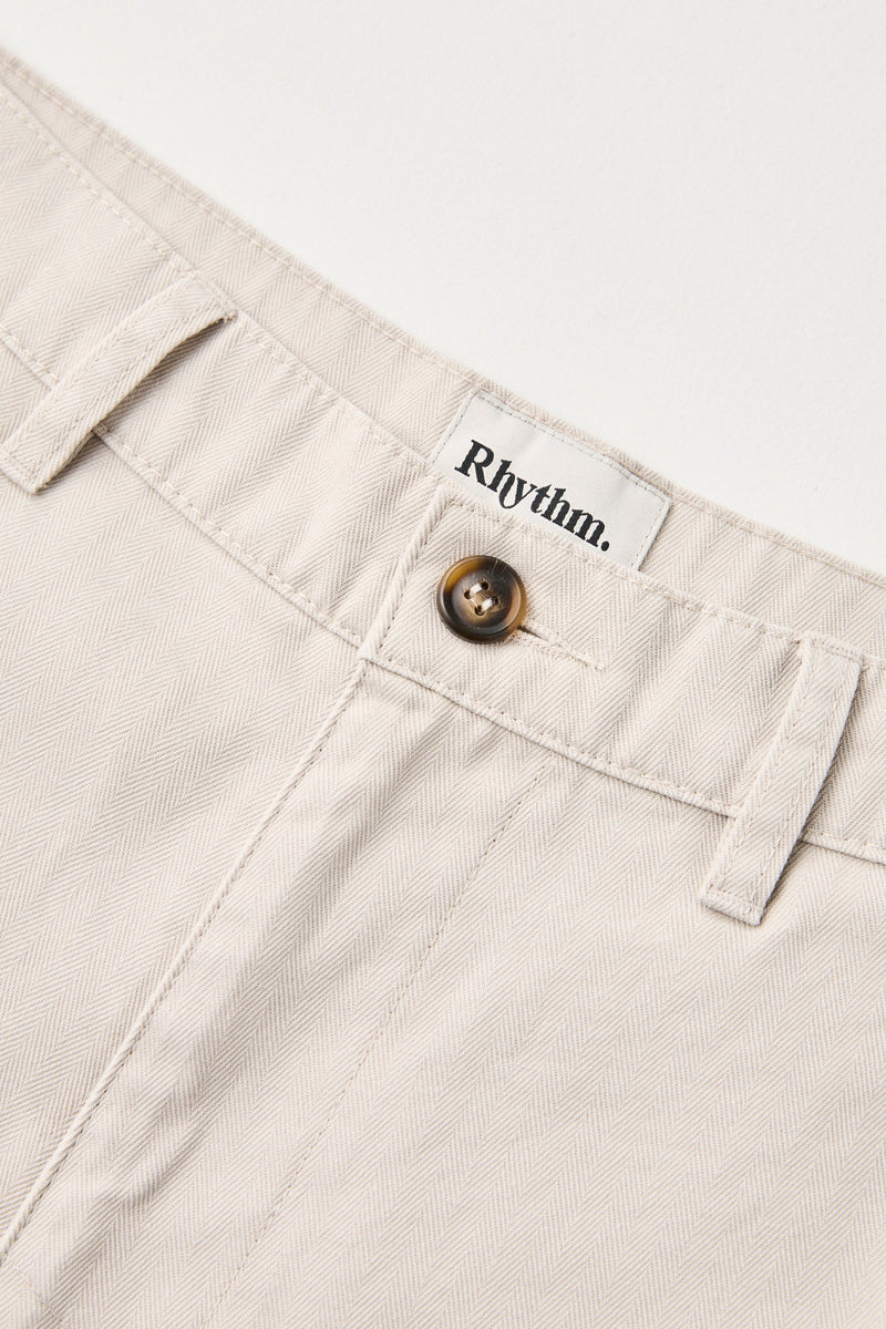 Relaxed Herringbone Pant Sand