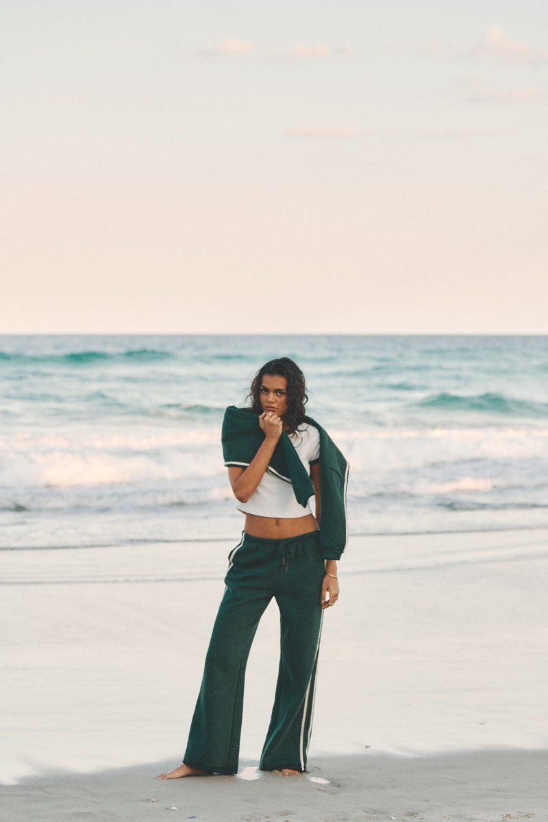 Contrast Track Pant Hunter