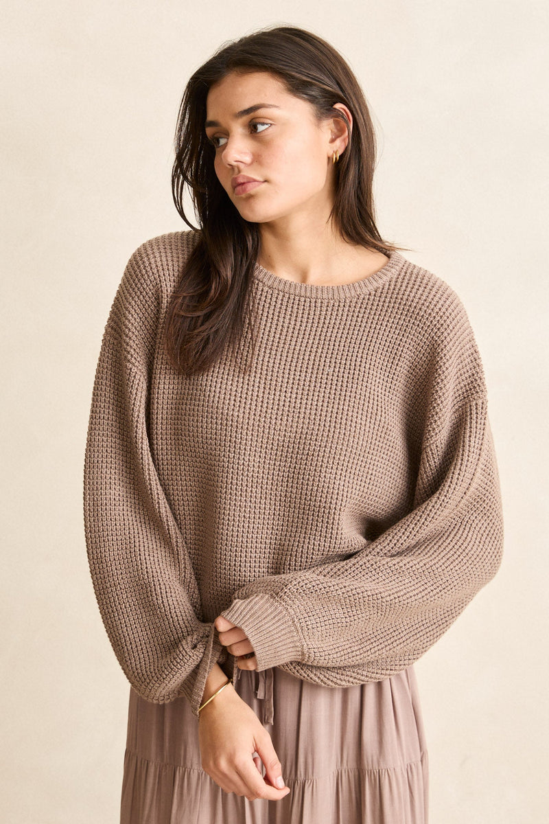 Classic Knit Jumper Taupe