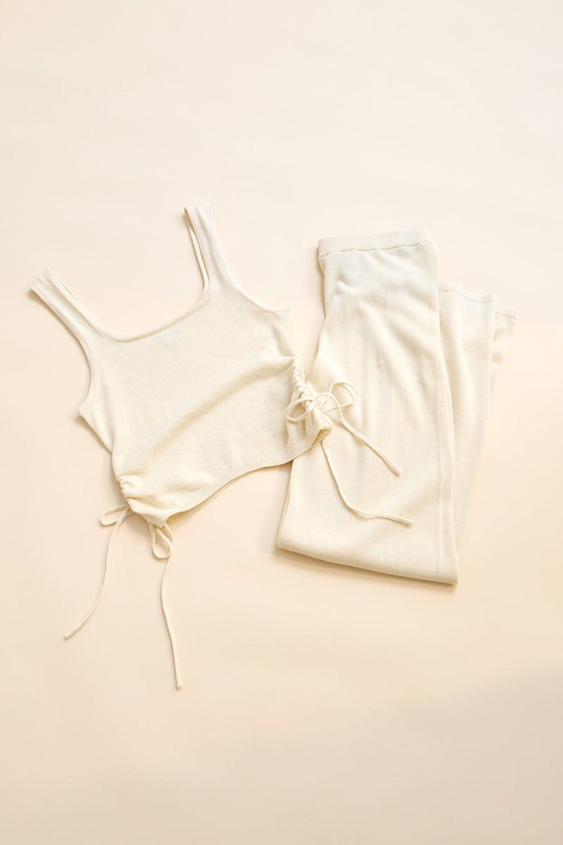 Clara Knit Pant Cream