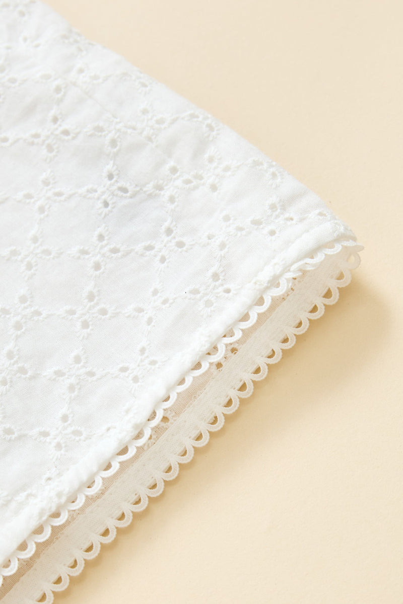 Lia Broderie Skirt White