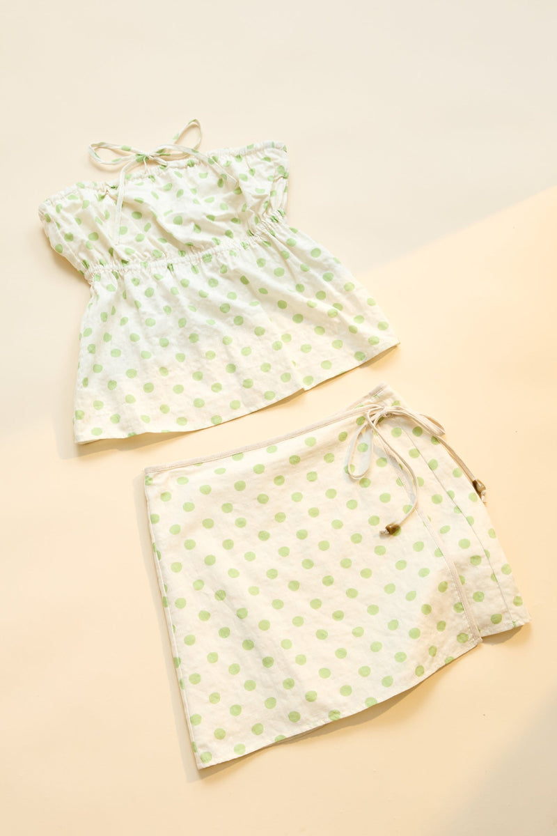 Dotti Strapless Top Apple