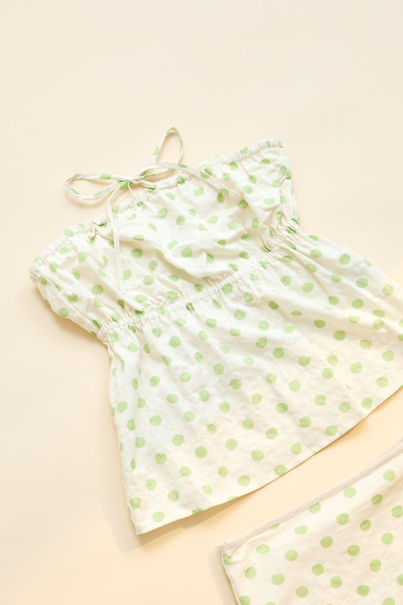 Dotti Strapless Top Apple