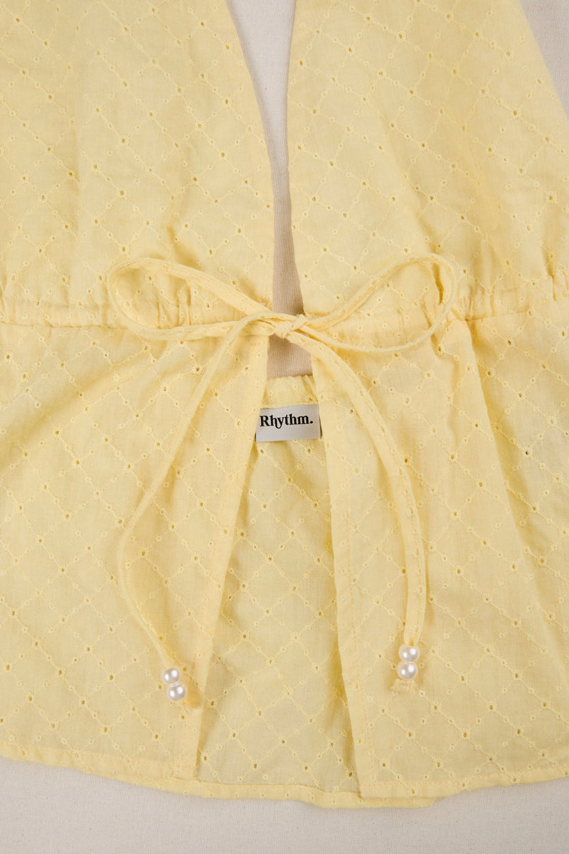 Porto Eyelet Halter Top