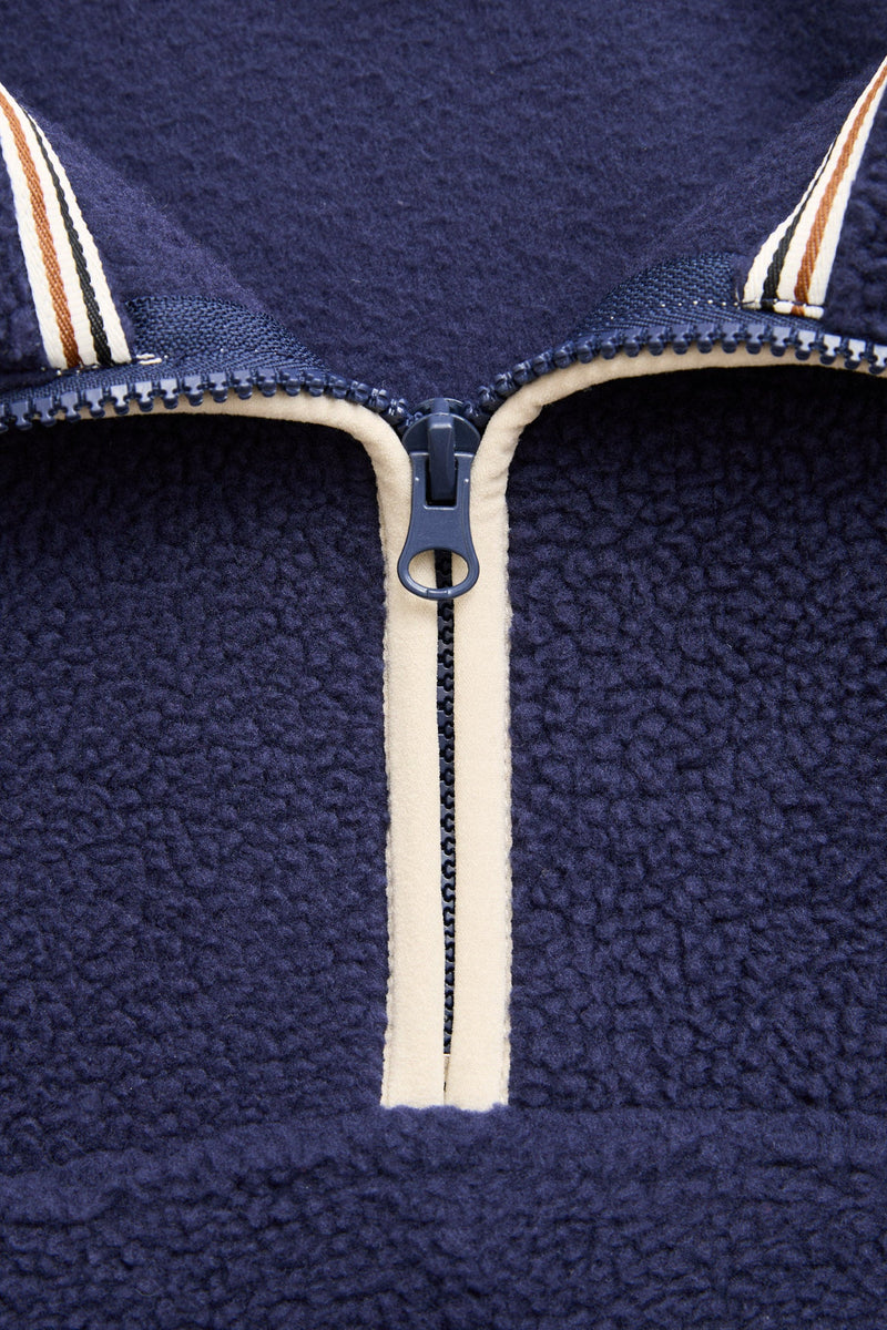 Camp Half Zip Sherpa Pullover Ocean
