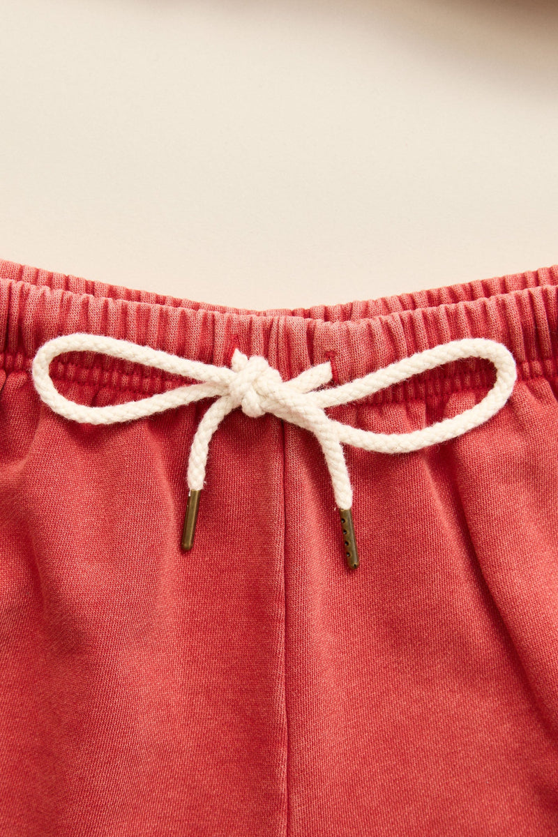 Sun Wash Terry Short Washed Red