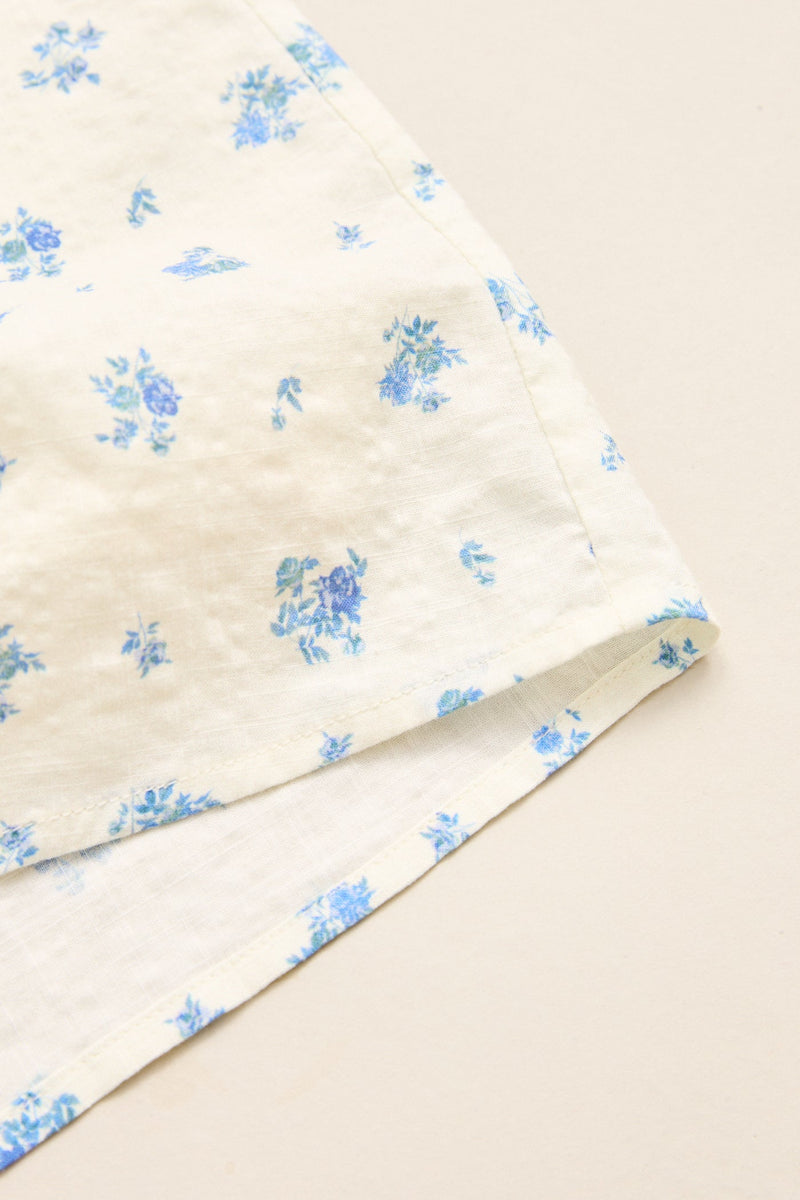 Dahlia Frill Dress  Sky