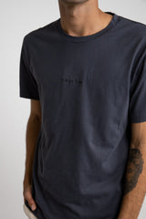 Strand Embroidered T-Shirt Storm Blue